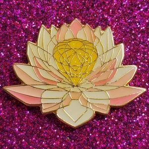 3/$20 Sailor Moon Crystal Lotus Glitter Hard Enamel Pin